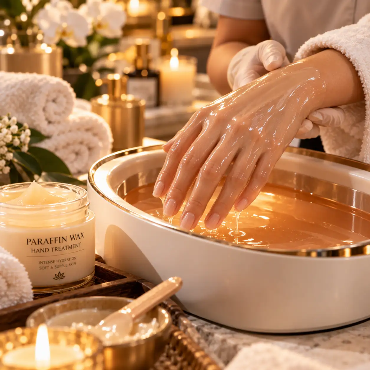 برافين يدين Hand Paraffin Treatment - Image 1
